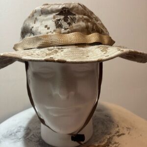 4 pack (1 Small 2 Medium 1 large) United States Marine Core desert camo hats